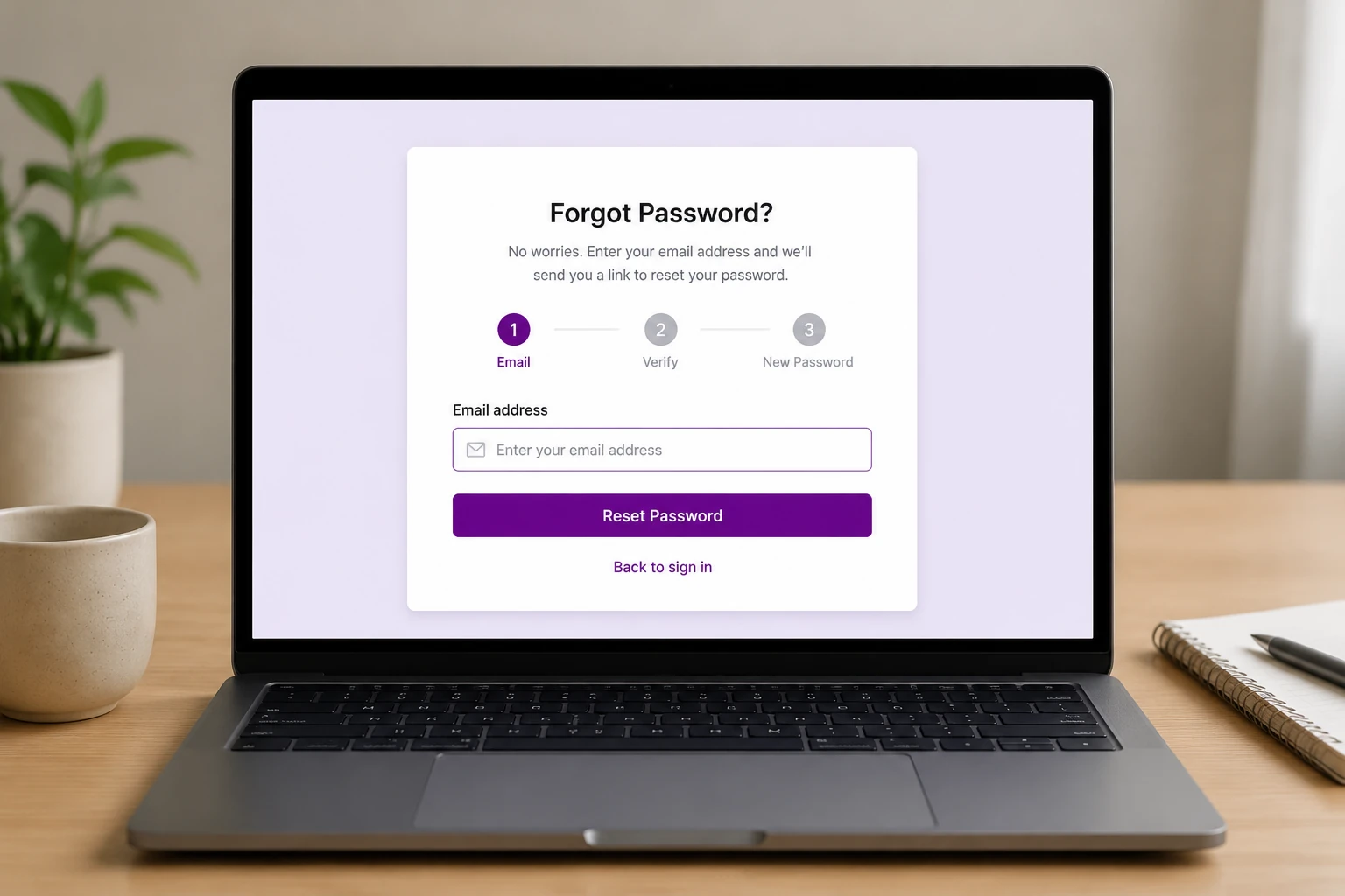 Account Verification and Secure Login